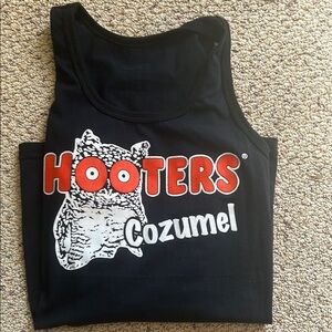 Black Hooters Cozumel Tank Top vintage late 90’s
